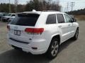 2014 Bright White Jeep Grand Cherokee Overland 4x4  photo #5