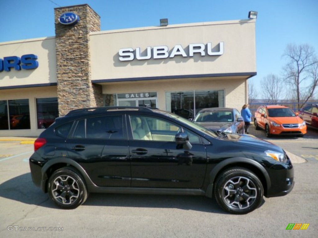 2014 XV Crosstrek 2.0i Premium - Crystal Black Silica / Ivory photo #8