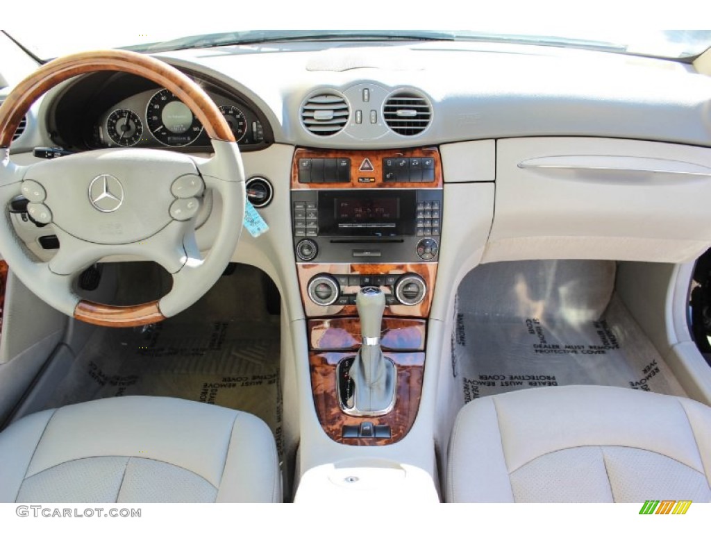 2005 Mercedes-Benz CLK 500 Cabriolet Stone Dashboard Photo #92466174