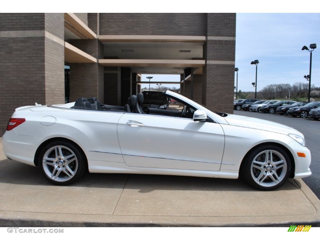 2011 E 550 Cabriolet - Diamond White Metallic / Black photo #2