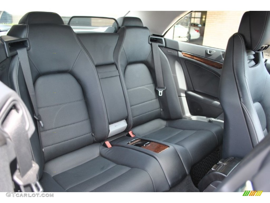 2011 Mercedes-Benz E 550 Cabriolet Rear Seat Photo #92466598