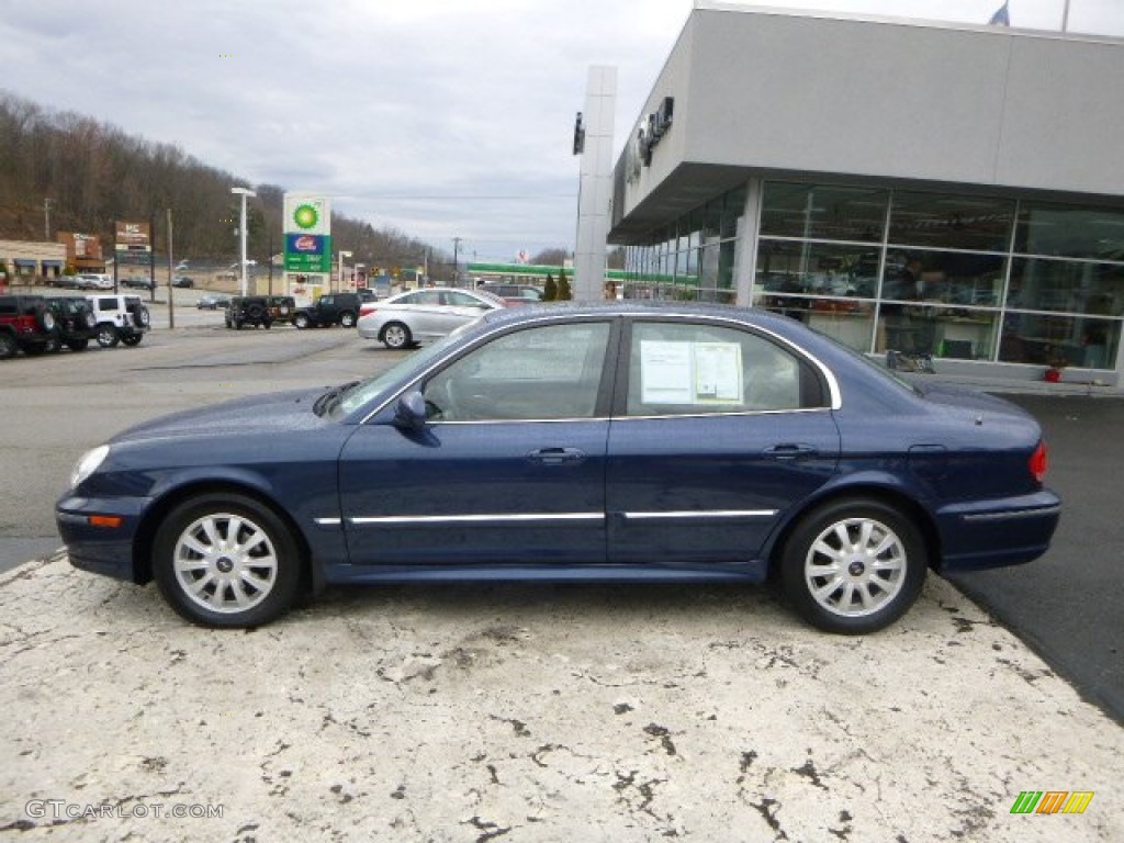 2005 Sonata GLS V6 - Ardor Blue / Beige photo #2