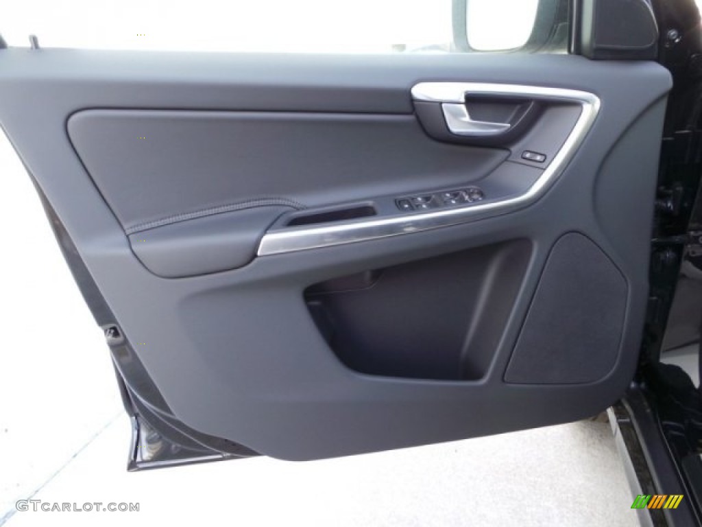 2015 Volvo XC60 T5 Drive-E Off Black Door Panel Photo #92469139
