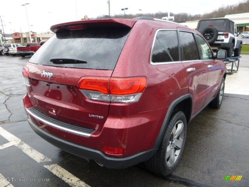 2014 Grand Cherokee Limited 4x4 - Deep Cherry Red Crystal Pearl / Morocco Black photo #5