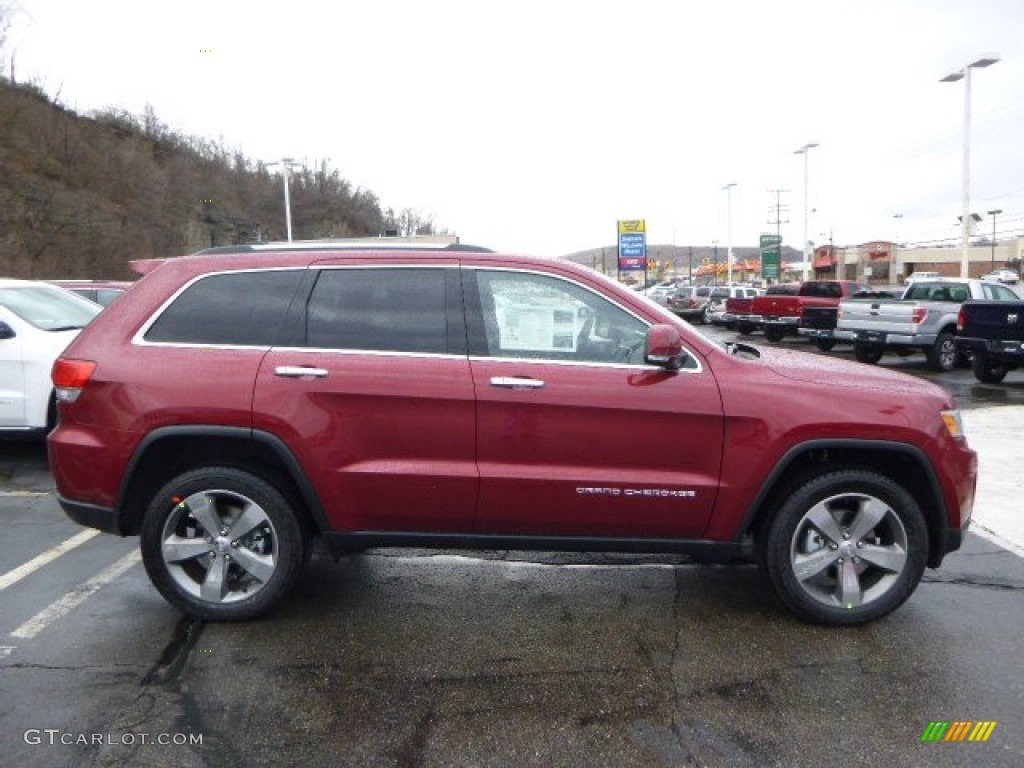 2014 Grand Cherokee Limited 4x4 - Deep Cherry Red Crystal Pearl / Morocco Black photo #6