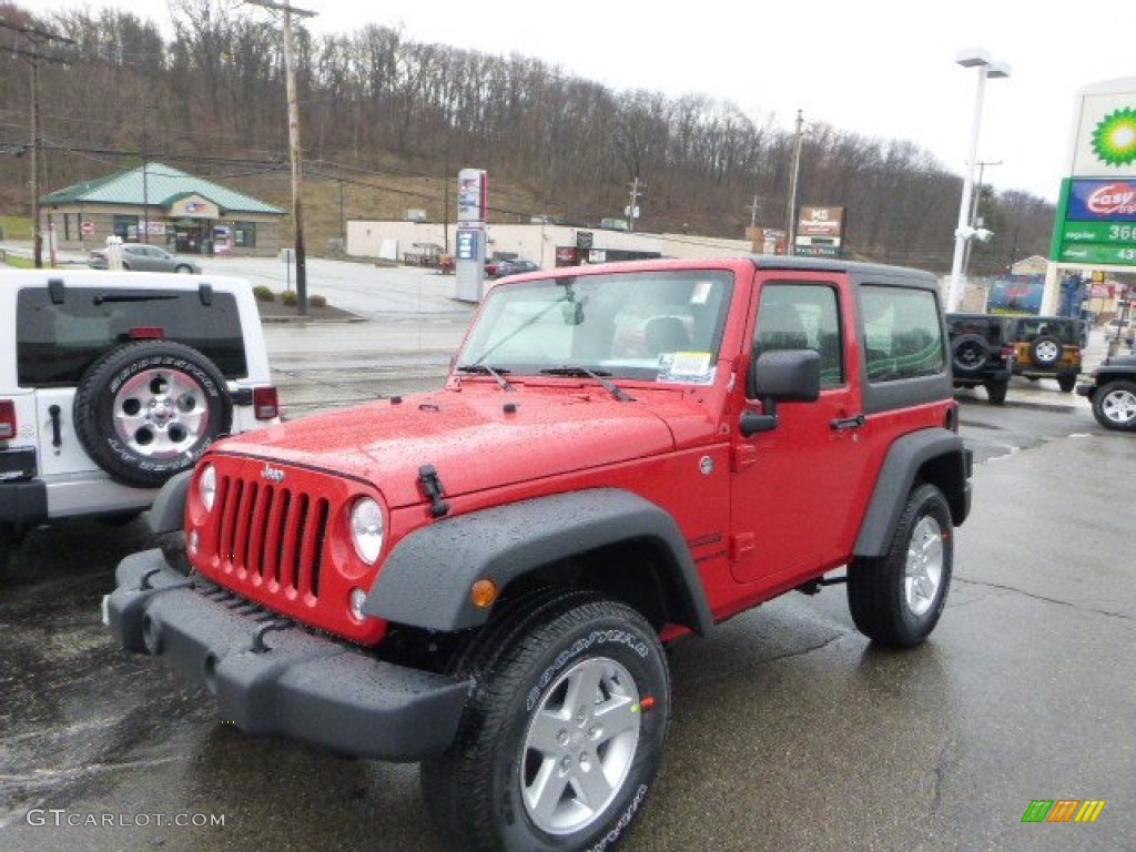 2014 Wrangler Sport 4x4 - Flame Red / Black photo #1