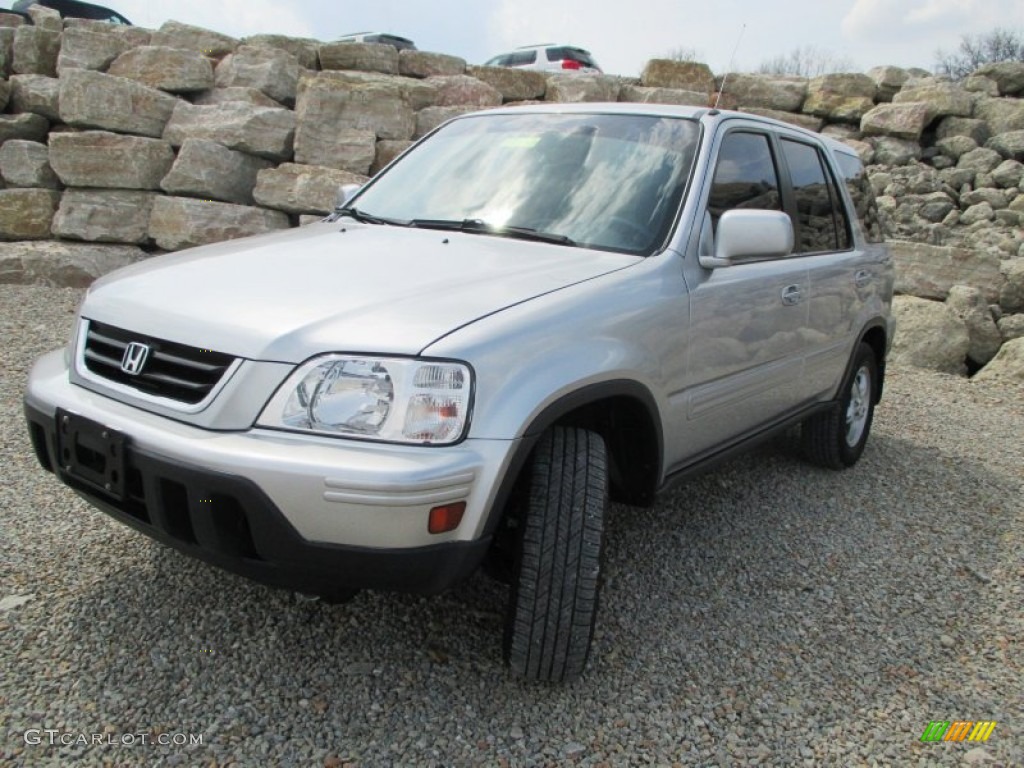 2001 CR-V Special Edition 4WD - Satin Silver Metallic / Dark Gray photo #2