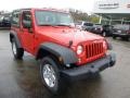 2014 Flame Red Jeep Wrangler Sport 4x4  photo #7