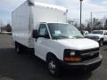 2014 Summit White Chevrolet Express Cutaway 3500 Moving Van  photo #3