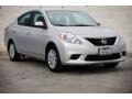 2014 Brilliant Silver Nissan Versa 1.6 SV Sedan  photo #1