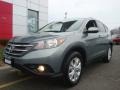 2012 Opal Sage Metallic Honda CR-V EX-L 4WD  photo #1