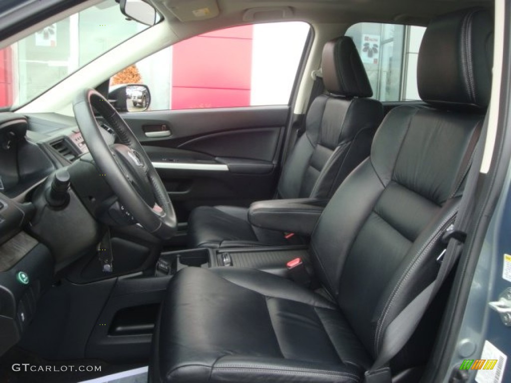 2012 CR-V EX-L 4WD - Opal Sage Metallic / Black photo #13