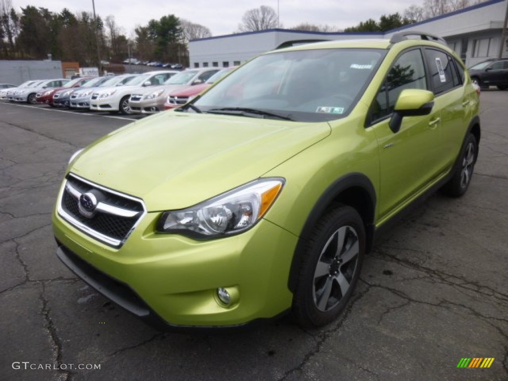 2014 XV Crosstrek Hybrid Touring - Plasma Green / Black photo #2