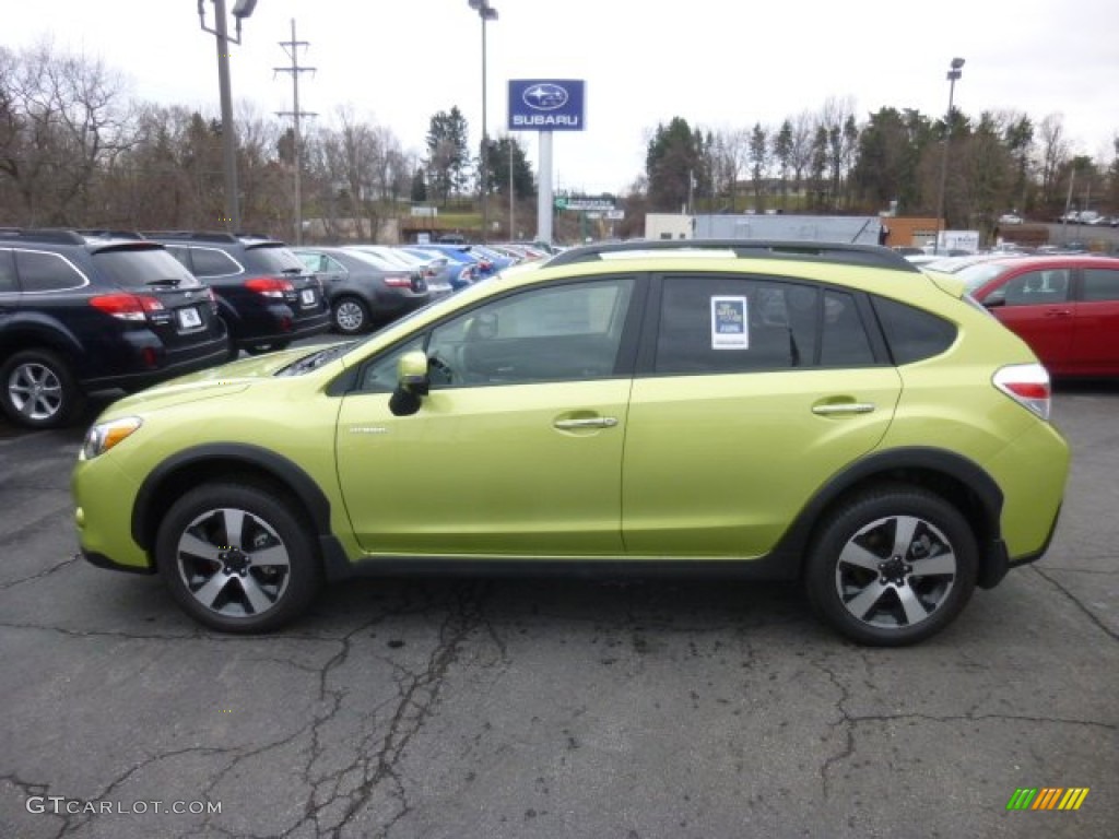 2014 XV Crosstrek Hybrid Touring - Plasma Green / Black photo #3