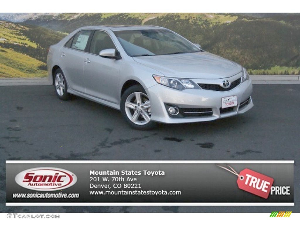 2014 Camry SE - Classic Silver Metallic / Black photo #1