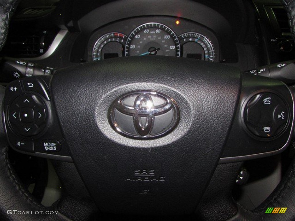 2014 Camry XLE - Attitude Black Metallic / Ash photo #17