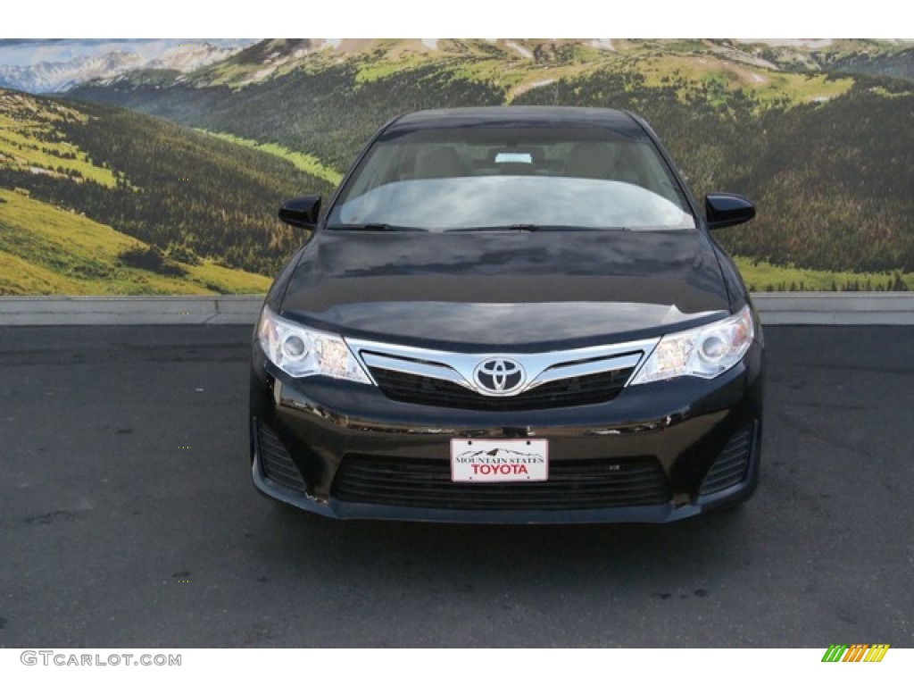 2014 Camry LE - Attitude Black Metallic / Ash photo #2