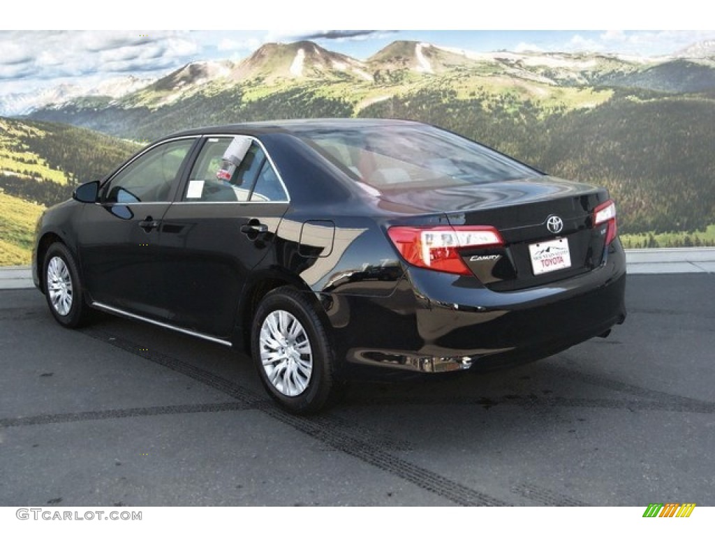 2014 Camry LE - Attitude Black Metallic / Ash photo #3