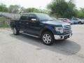 2014 Blue Jeans Ford F150 Lariat SuperCrew 4x4  photo #4
