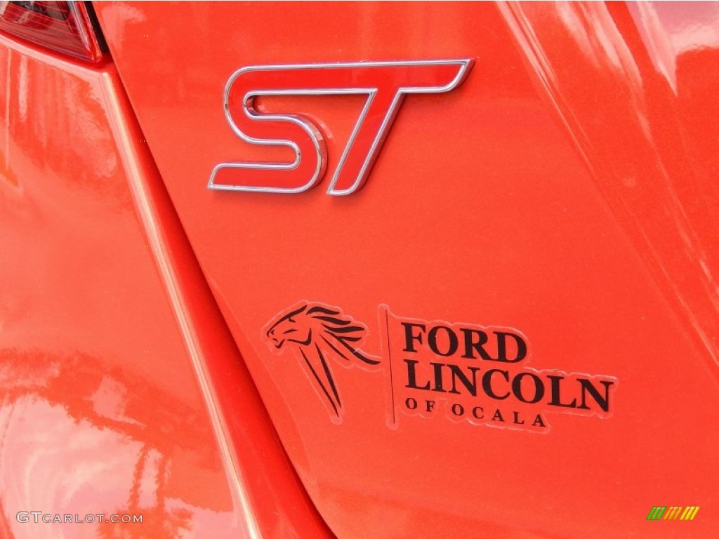 2014 Fiesta ST Hatchback - Molten Orange / ST Charcoal Black photo #5