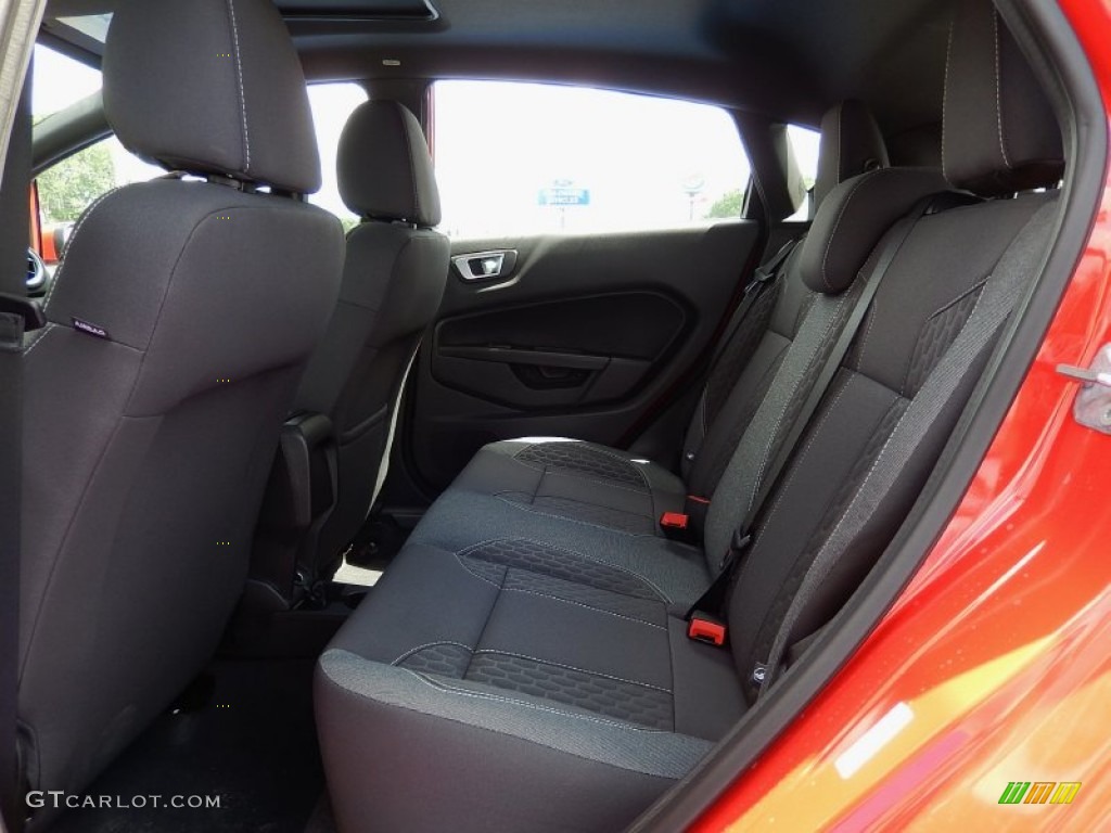 2014 Ford Fiesta ST Hatchback Rear Seat Photo #92479838