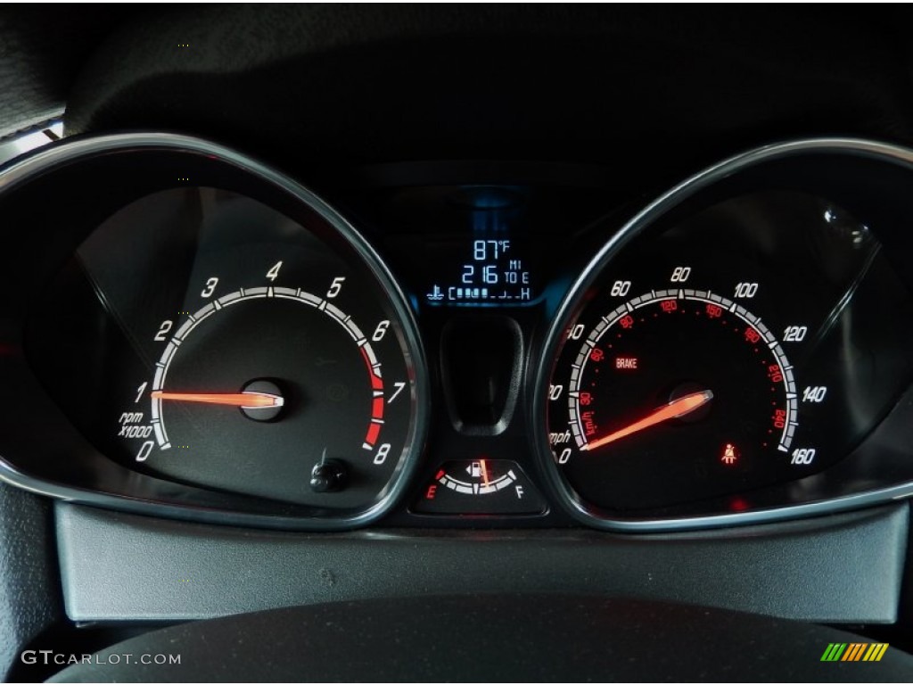 2014 Ford Fiesta ST Hatchback Gauges Photo #92479890