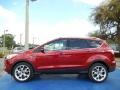 2014 Ruby Red Ford Escape Titanium 2.0L EcoBoost  photo #2