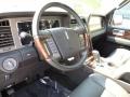 2012 Lincoln Navigator Charcoal Black Interior Steering Wheel Photo