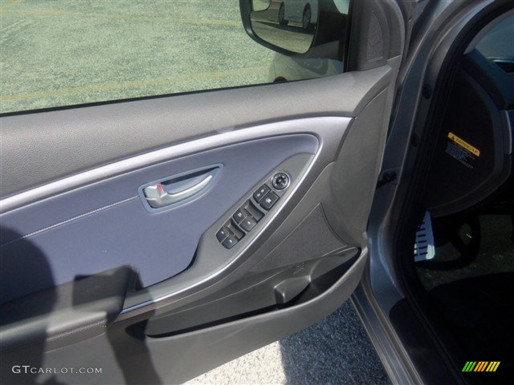2014 Elantra GT - Titanium Gray Metallic / Blue photo #5
