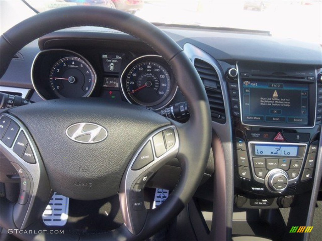 2014 Elantra GT - Titanium Gray Metallic / Blue photo #7