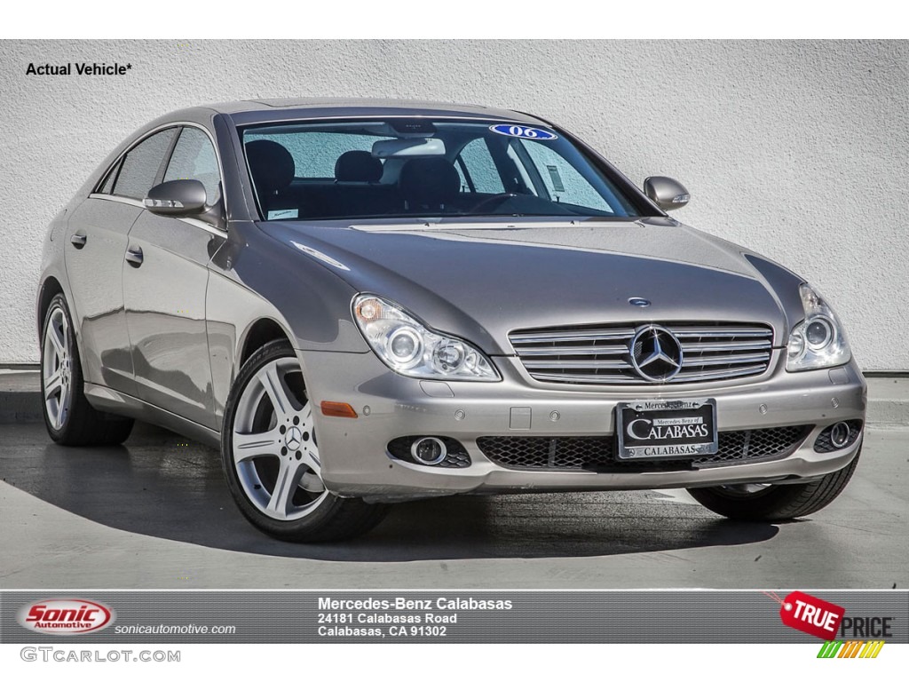 2006 CLS 500 - Pewter Metallic / Black photo #1