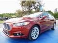 2014 Sunset Ford Fusion Titanium AWD  photo #1