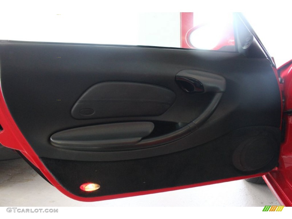 1999 Porsche Boxster Standard Boxster Model Black Door Panel Photo #92483282
