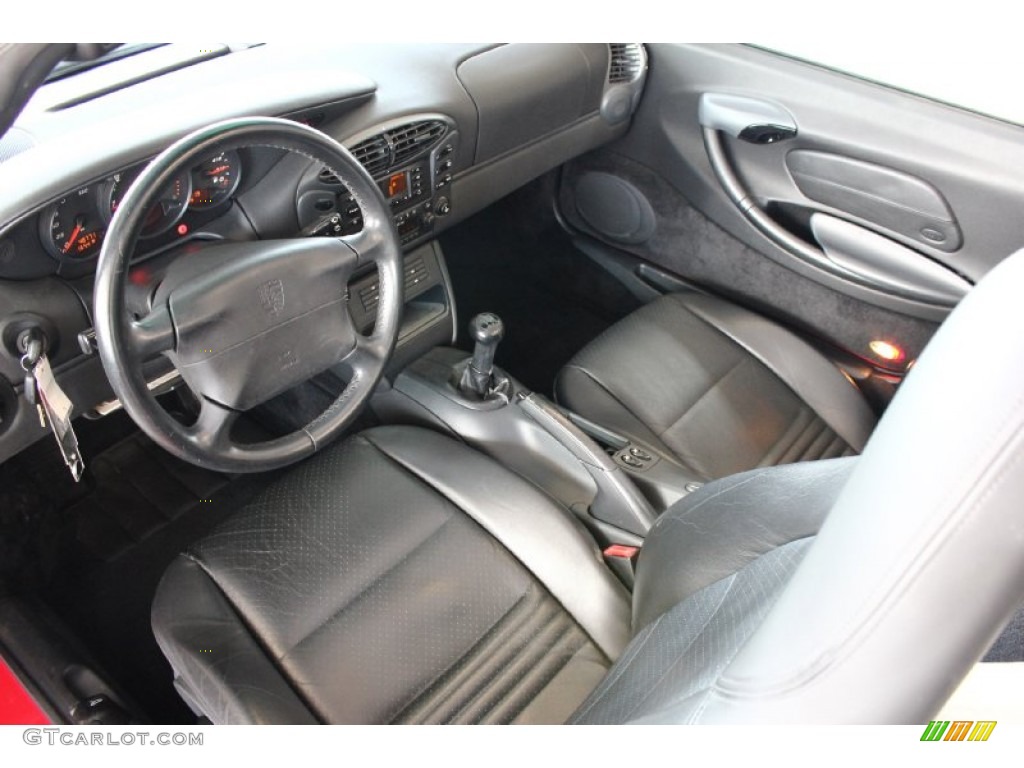 Black Interior 1999 Porsche Boxster Standard Boxster Model Photo #92483306