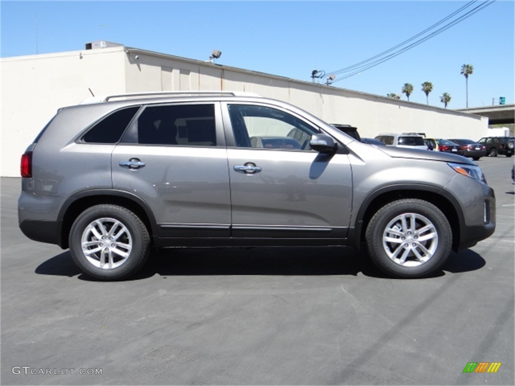 Gray 2015 Kia Sorento LX V6 Exterior Photo #92483717