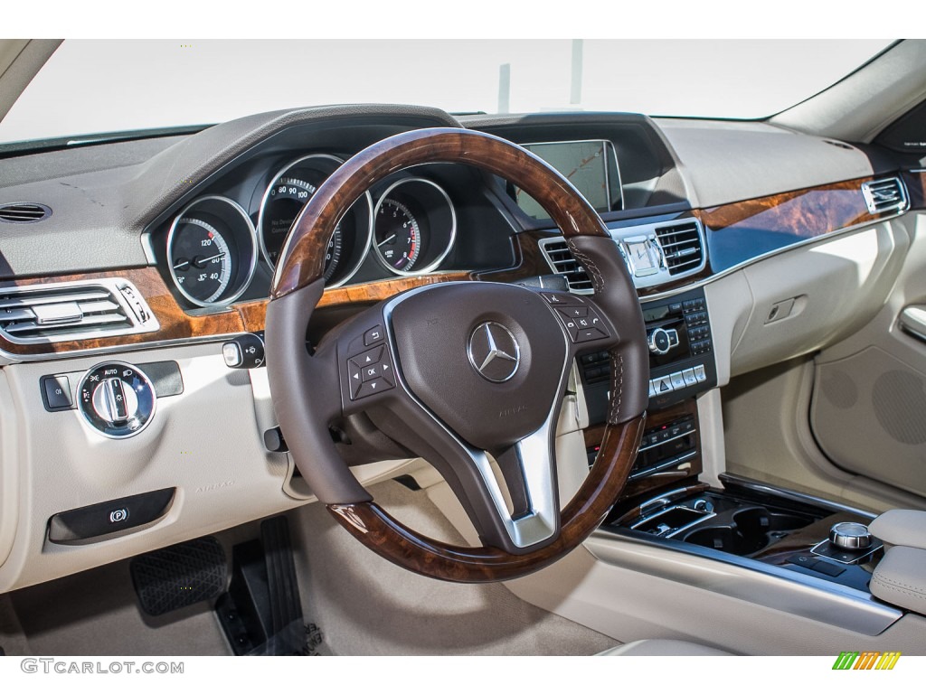 2014 E 350 Sedan - Paladium Silver Metallic / Silk Beige/Espresso Brown photo #5