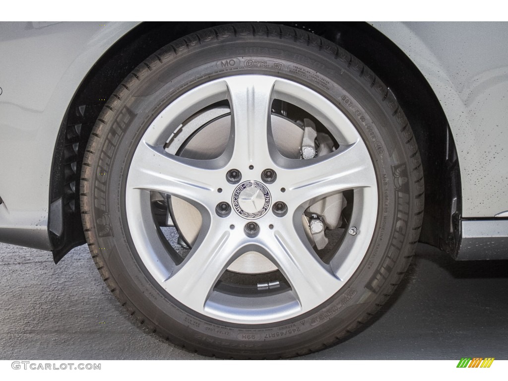 2014 E 350 Sedan - Paladium Silver Metallic / Silk Beige/Espresso Brown photo #9