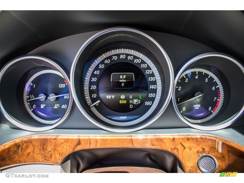 2014 E 350 Sedan - Paladium Silver Metallic / Silk Beige/Espresso Brown photo #10