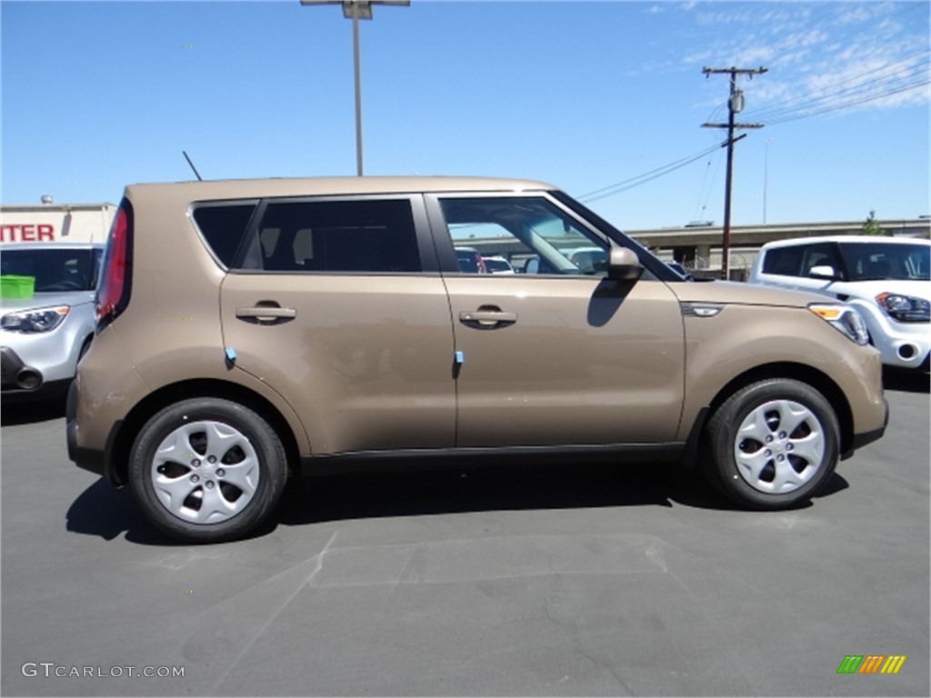 2014 Soul 1.6 - Latte Brown / Black Diamond Woven Cloth photo #2