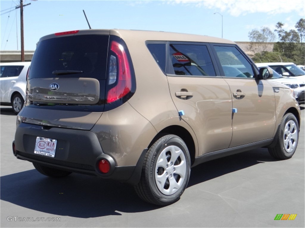 2014 Soul 1.6 - Latte Brown / Black Diamond Woven Cloth photo #3