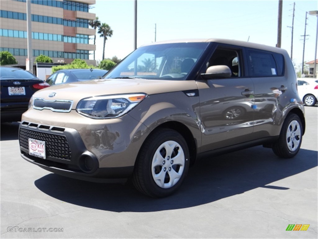 2014 Soul 1.6 - Latte Brown / Black Diamond Woven Cloth photo #6