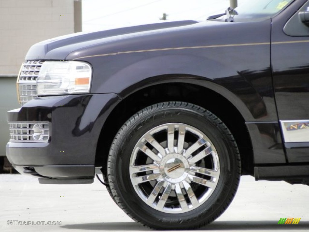 2007 Navigator Ultimate - Dark Amethyst Metallic / Camel/Sand photo #21