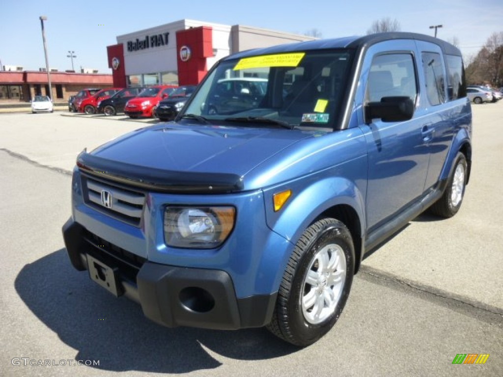 2008 Element EX AWD - Atomic Blue Metallic / Gray/Black photo #3