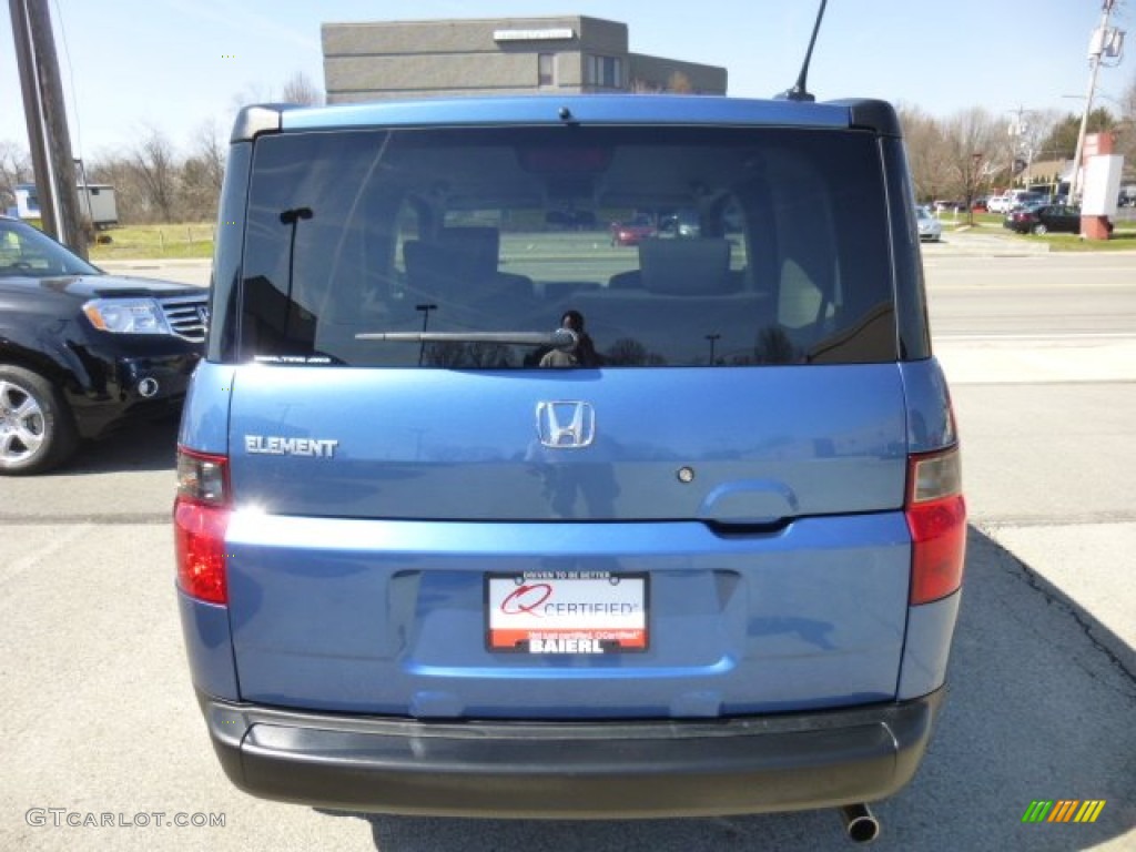 2008 Element EX AWD - Atomic Blue Metallic / Gray/Black photo #6
