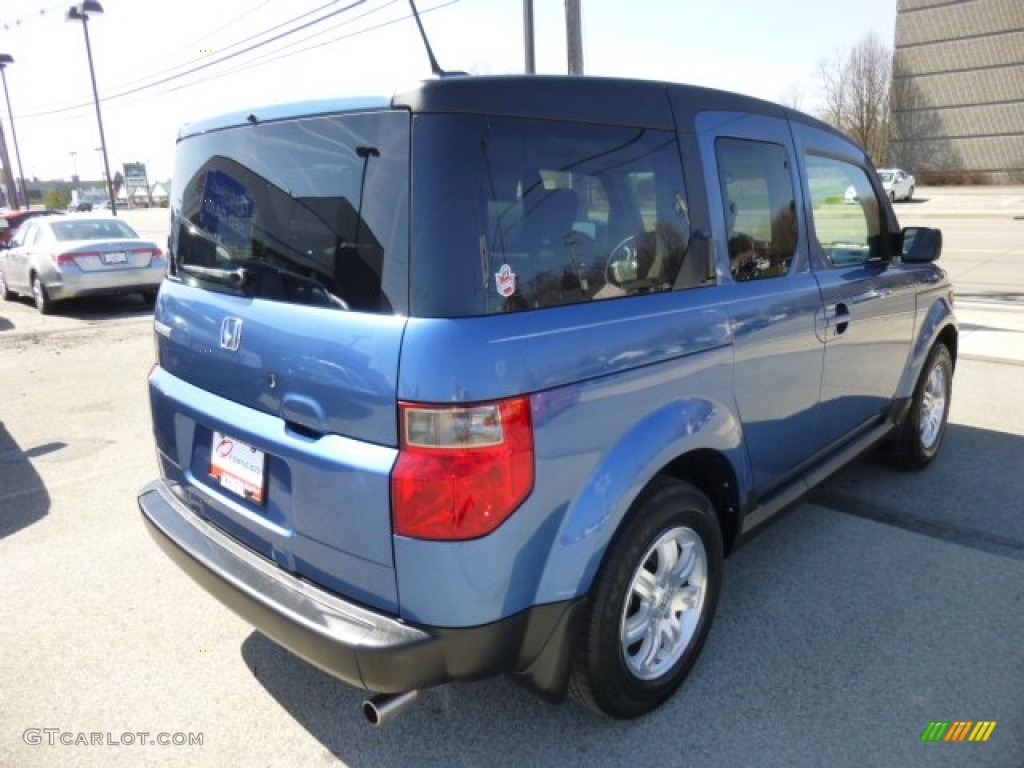 2008 Element EX AWD - Atomic Blue Metallic / Gray/Black photo #7