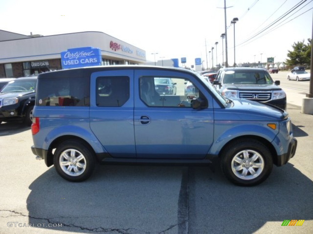 2008 Element EX AWD - Atomic Blue Metallic / Gray/Black photo #8