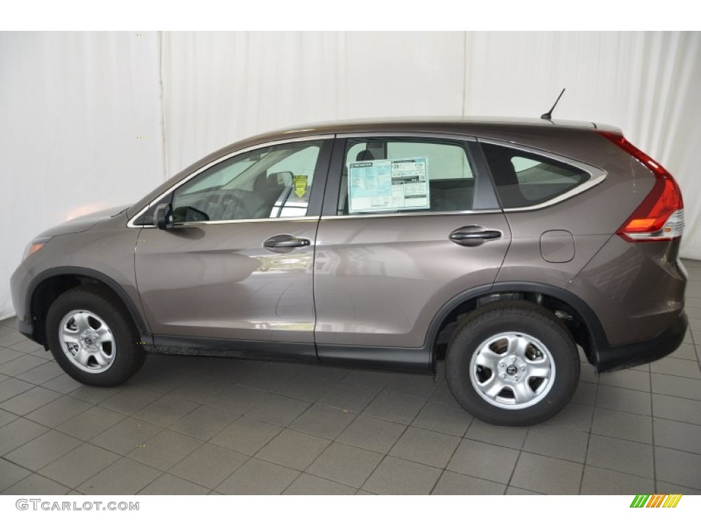 2014 CR-V LX AWD - Urban Titanium Metallic / Black photo #7