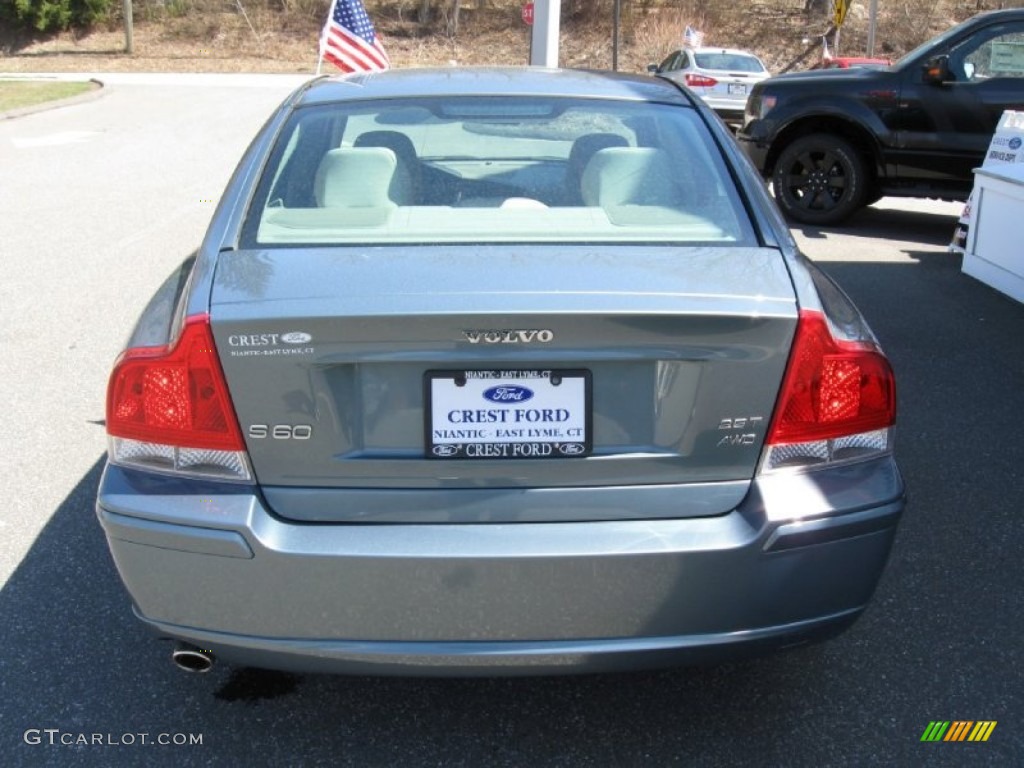 2005 S60 2.5T AWD - Platinum Green Metallic / Taupe photo #6