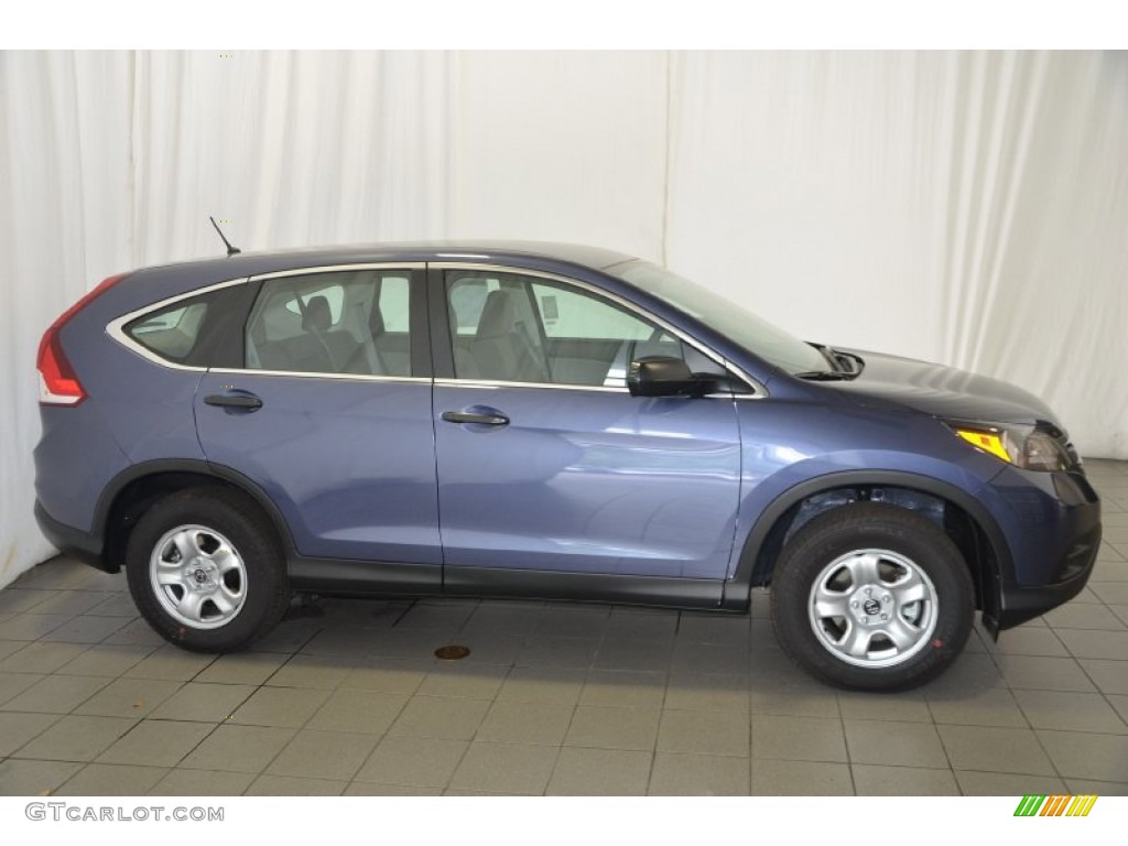 2014 CR-V LX - Twilight Blue Metallic / Gray photo #5