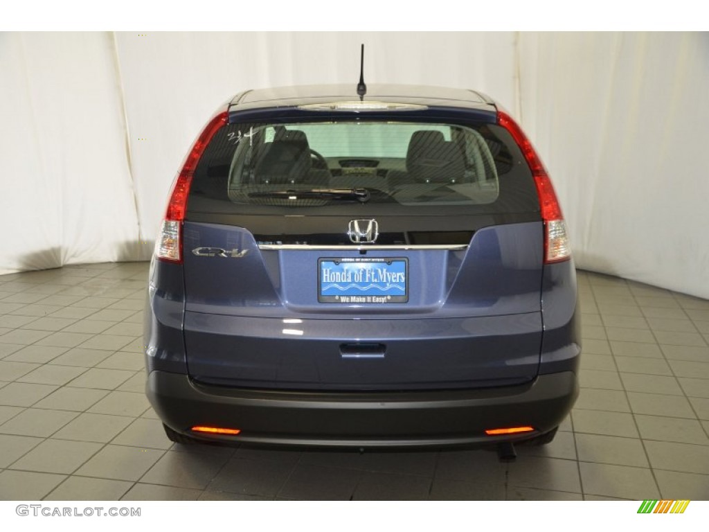 2014 CR-V LX - Twilight Blue Metallic / Gray photo #7